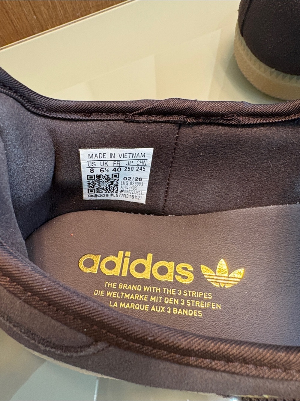 Adidas  Mary Jane Strap Shoes Brown - Picture 4 of 7